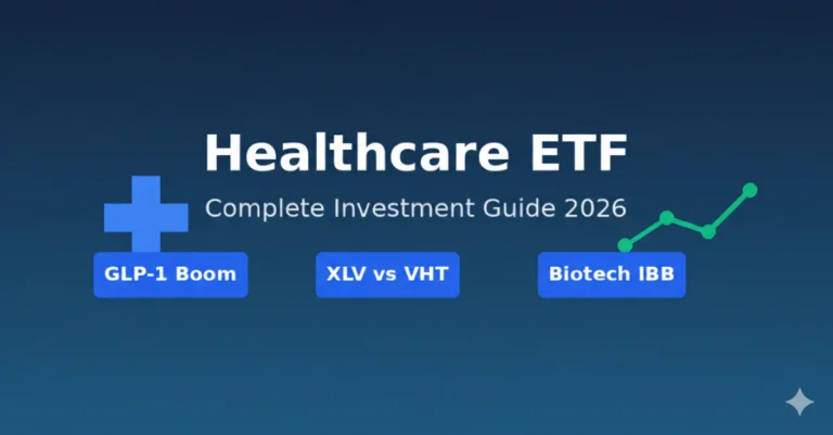 Healthcare ETF investment guide 2026 with February data, GLP-1 revolution analysis, XLV vs VHT comparison, medical innovation themes